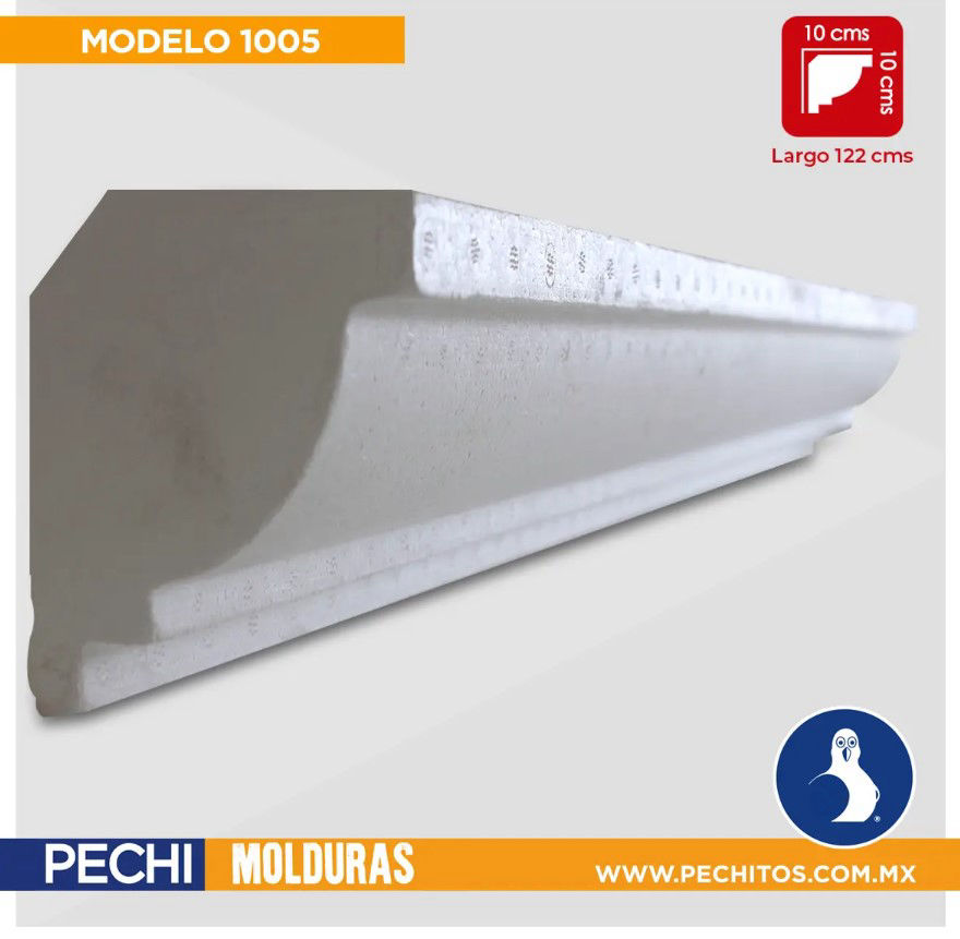 Molduras de unicel pechitos 1005