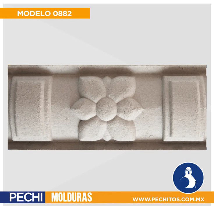 Molduras de unicel para colar 882