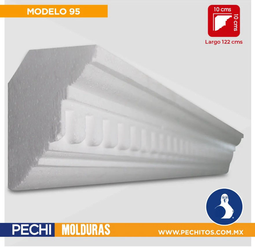 Molduras de unicel decoradas 95 Legant Pechitos