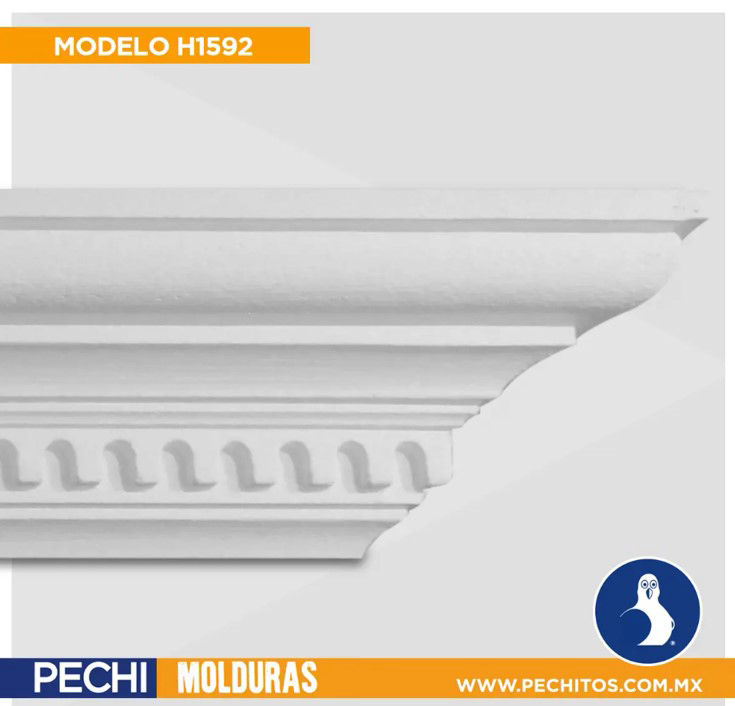 Molduras de unicel para colar H1592