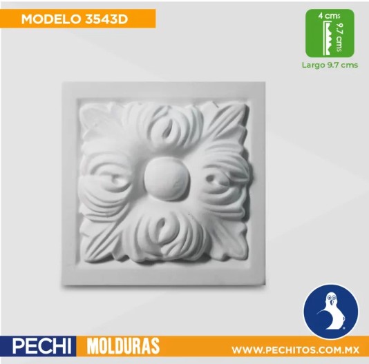 molduras decorativas 3543D molduras decorativas 3543D