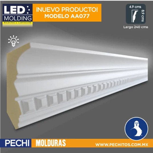 molduras luz led indirecta AA077